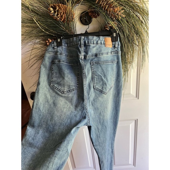 Anthropologie ELOQUII Denim super Hi-Rise blue Jeans Size 14S - Picture 6 of 15